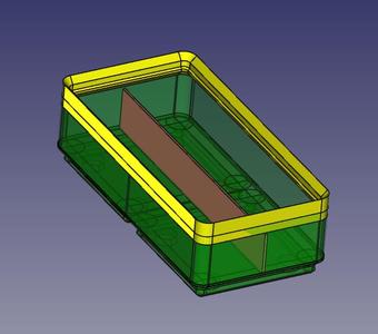 Tom's Gridfinity Bin Builder (FreeCad, over 100 sample STLs)