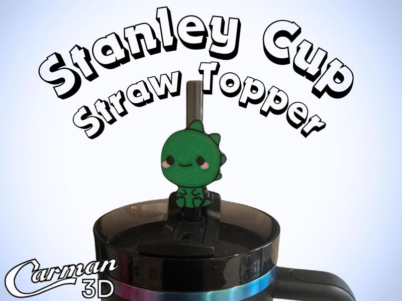 Baby Dinosaur Stanley Cup Straw Topper