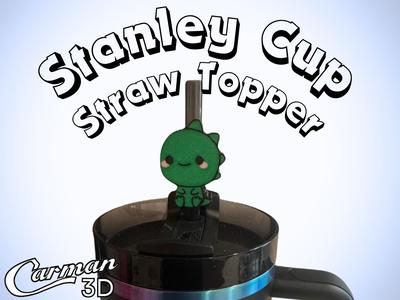 Baby Dinosaur Stanley Cup Straw Topper