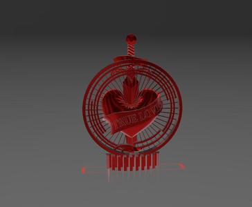 Symbol of Loyalty - P55 - Decor - Trinket - Quick Print Gift - 3D - NO SUPPORT