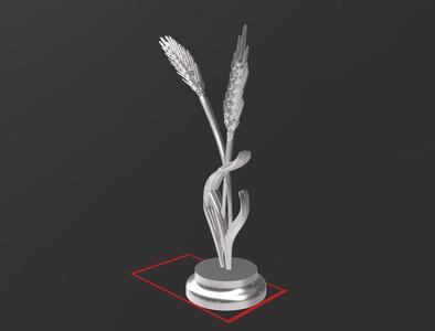 Wheat Decor - 2.5D Excellent Fast Printing