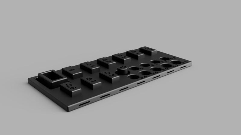 Press/Tight/Loose-Fit Offset Gauge (0.05 mm increment) / Tolerance test