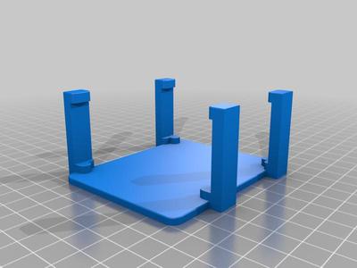 Raspberry lateral holder plate