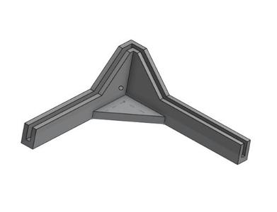 Cantoneira 2 encaixes 97x97mm