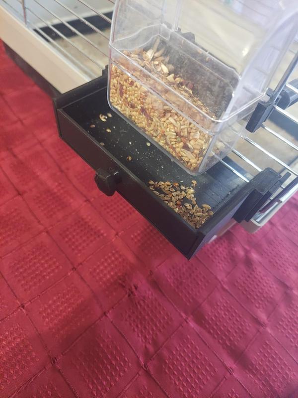 Canary food container.