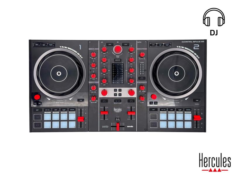 DJControl Inpulse 500 Knobs, Faders and Encoders