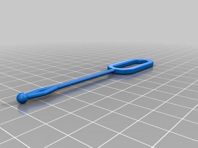Fridge unclog needle