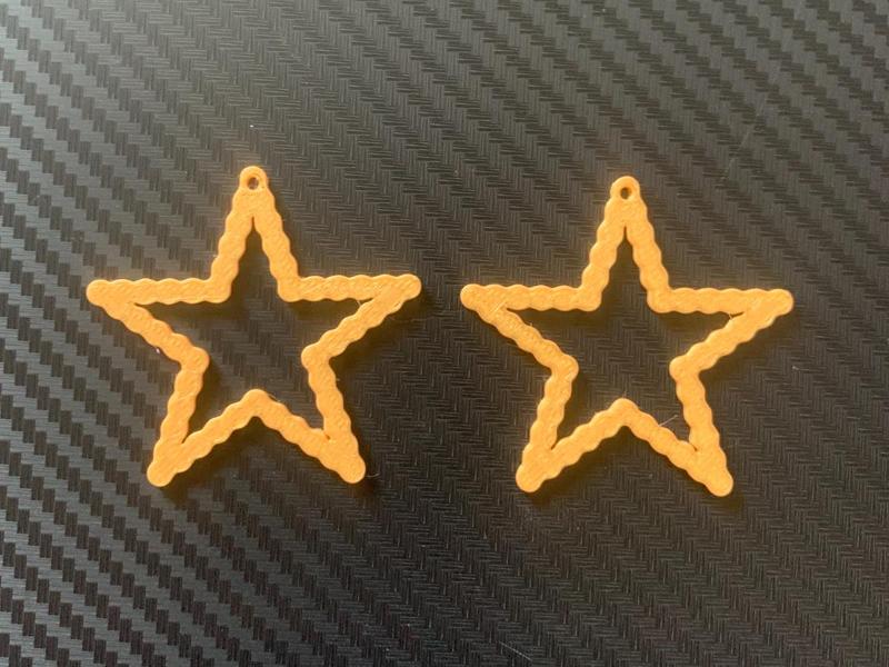 star earrings