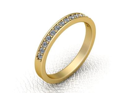 GOLD RING DIAMOUND  3d printable model