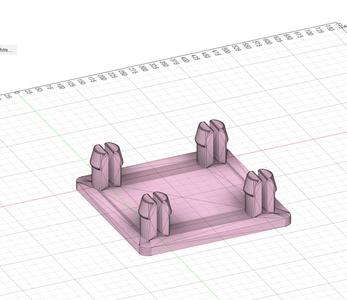 2 Peg Snap-fit Pegboard Template