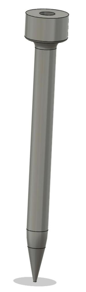 Driveway Marker hammer in stake