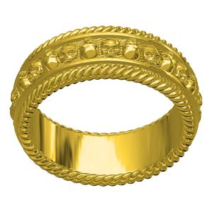 Skull Wedding Band