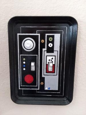 remixed star wars wall panel