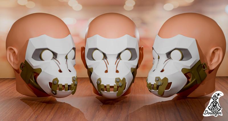 Arcane Cosplay mask Guardian Primal Firelight