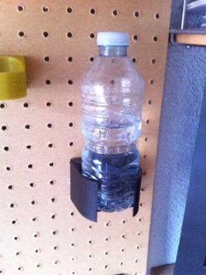 Bottle pegboard holder