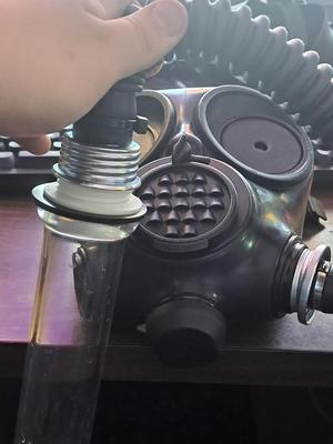40 mm gasmask bong adapter