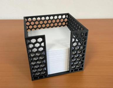 note block stand - honeycomb design