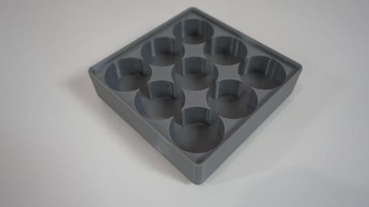 Gridfinity 9x C Battery Holder