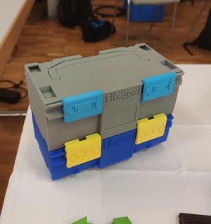 Flixbox 60 mm - modular storage box stackable - no support