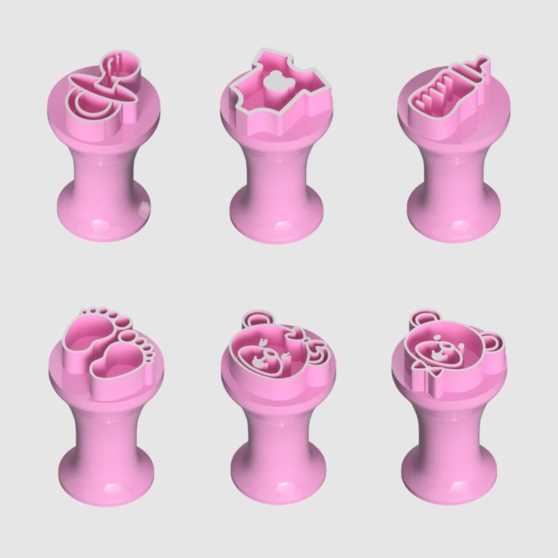 Marker stamps for brigadeiros and sweets - Baby Bear