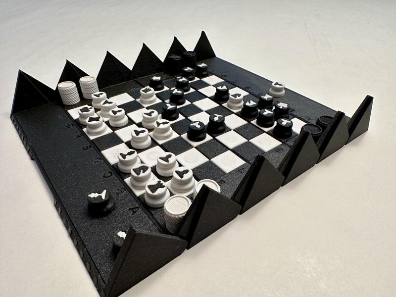 Roll-up Chess/Checker - magnetic *** UPDATED***