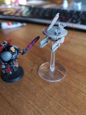 Generic projectile hit impact for miniatures (2 versions)