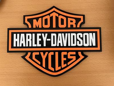 Harley Davidson Logo to hang on the wall