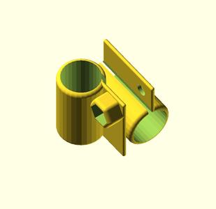 Cross tube holder