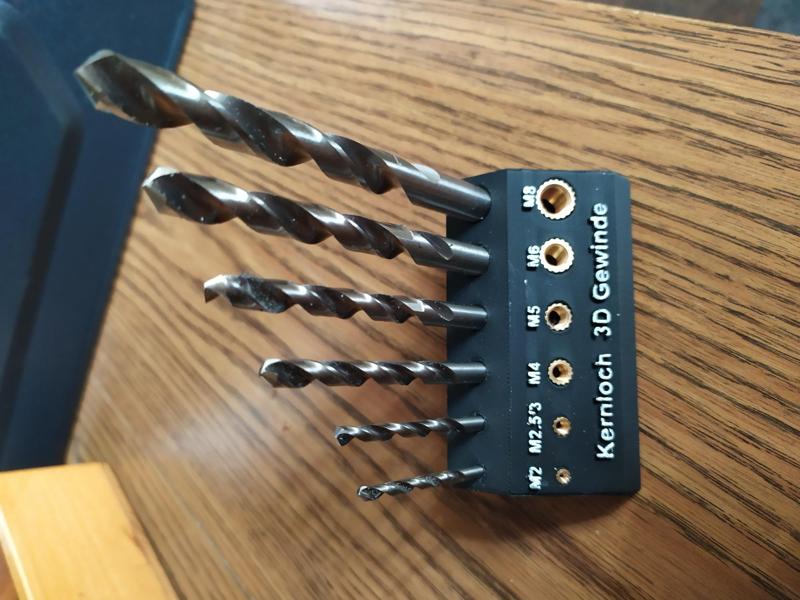 BohrerSet für Ruthex 3D Einsätze