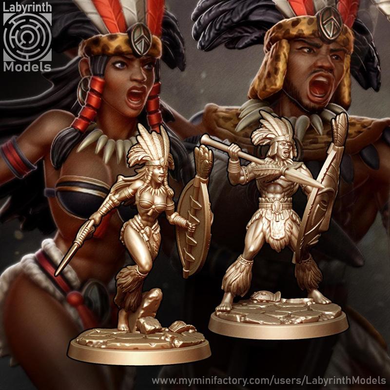 Shaka Hunters - 32mm scale