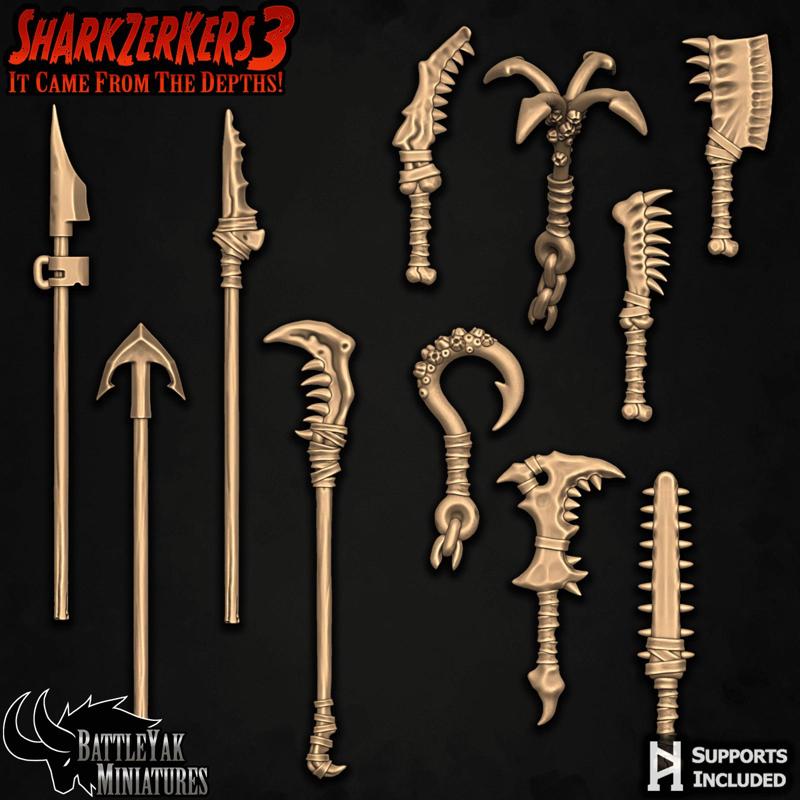 Sharkzerkers III Customization & Terrain Set