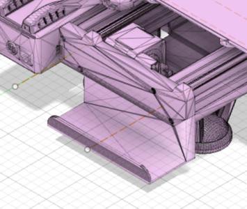 Prusa Mini Power Supply holder and squash-ball feet