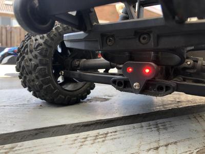 Traxxas Rustler LED mounts 