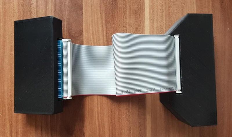 Case for custom MSX 50 to 60 pin adapter