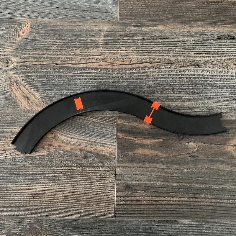Reversal for easy fit 3d tracks