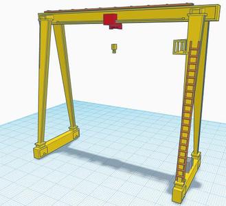 N Scale Gantry Crane