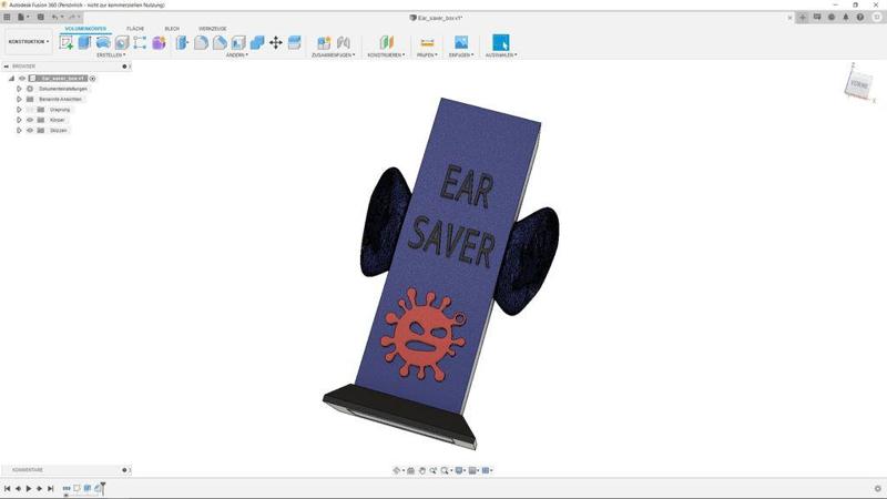 Mask Strap Container