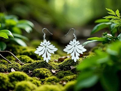 Spiritual leaf earrings
