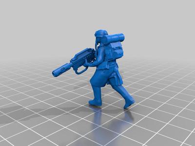 Legion of Metal Heatgun Soldiers