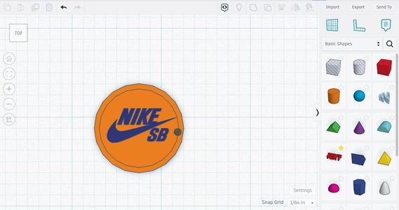 Nike SB keychain