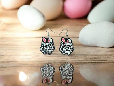 Happy Easter day earrings