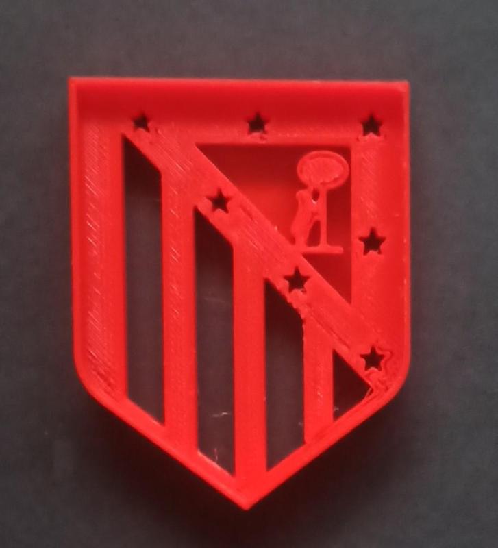 Atletico de madrid escudo cookie cutter