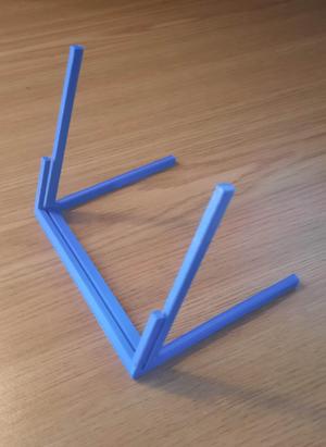 Simple stand for unpacked HotWheels