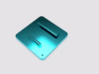 VESA 100 bracket for rail mounting
