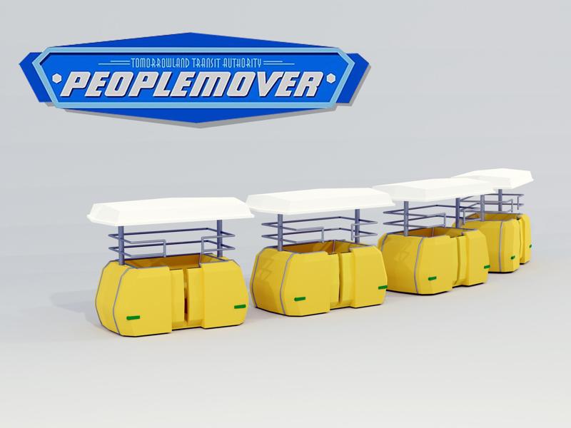 Tomorrowland PeopleMover - Disney Land