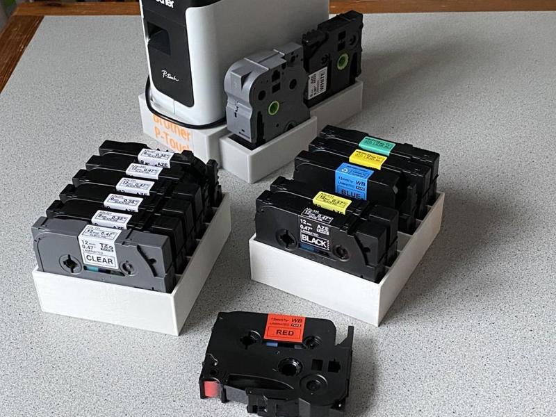 Brother P-Touch Tape Box (as an addition of my Printer Box): -> see instructs