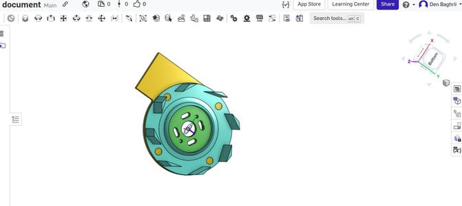 Vacuum cleaner custom turbine