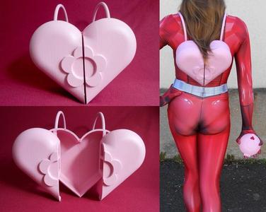 Totally Spies-styled backpack, sliding opening