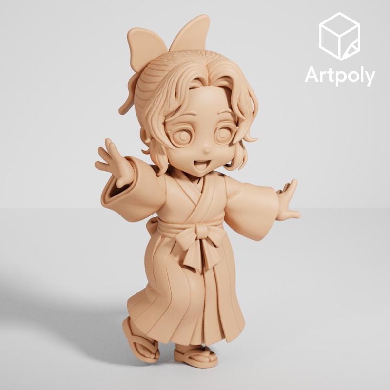 Shinobu Kocho - 3D Model of Kimetsu no Yaiba