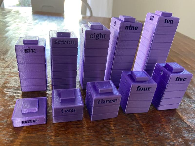 Stacking Number Blocks